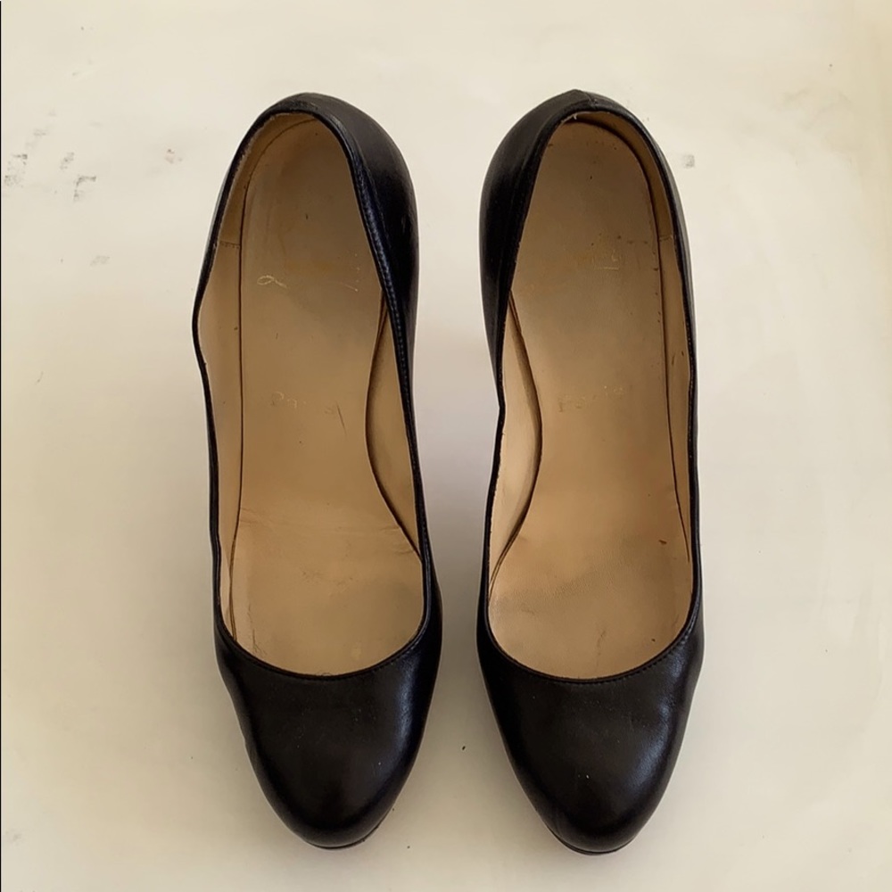 Christian Louboutin Black Platform Heel
